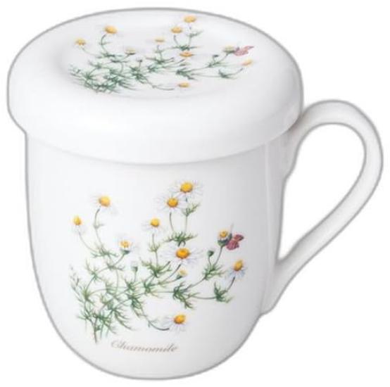 

Chamomile Lidded Mug Tea x x Setomonohonpo Mug (with Strainer) [7.8 7.8 9.5cm 300cc]