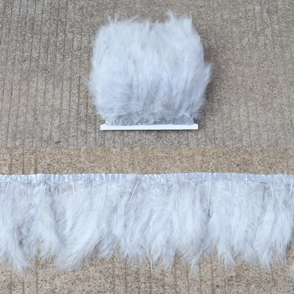 Colorful Turkey Marabou Feather Trim 4-6Inch 2M/5M/10M Plumes Fringe For Sewing Needlework Diy Crafts Dress Decoration