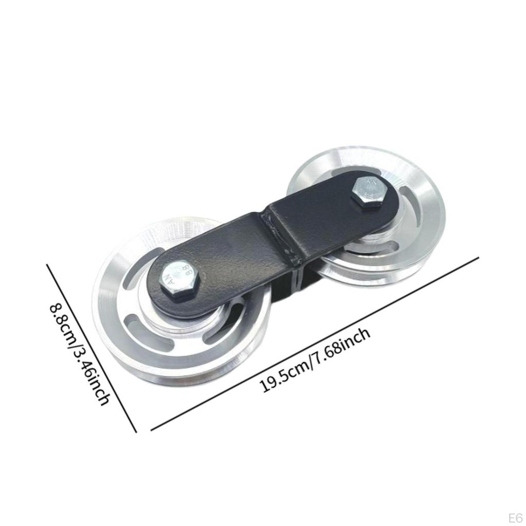 Akcesoria do podwójnego bloczka, Przyrząd do ściągania w dół, Solidny, Części zamienne do podnoszenia ciężarów, DIY Fitness