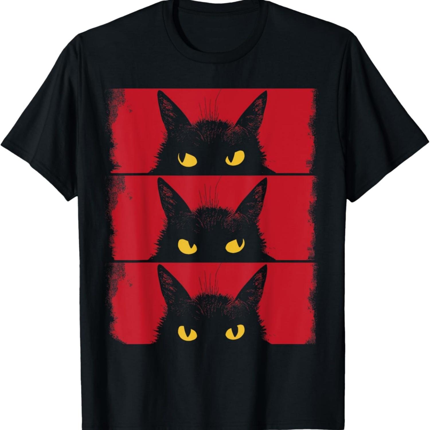 Cat Lover, Grumpy Black Kitten, Cat Mom, Cat Dad T-Shirt for Men Women Kids S чёрный
