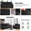 Winter Thick Sofa Covers Soft Velvet Slipcovers Furniture Protector Thick Couch Covers Washable For 1/2/3/4 Seater Living Room