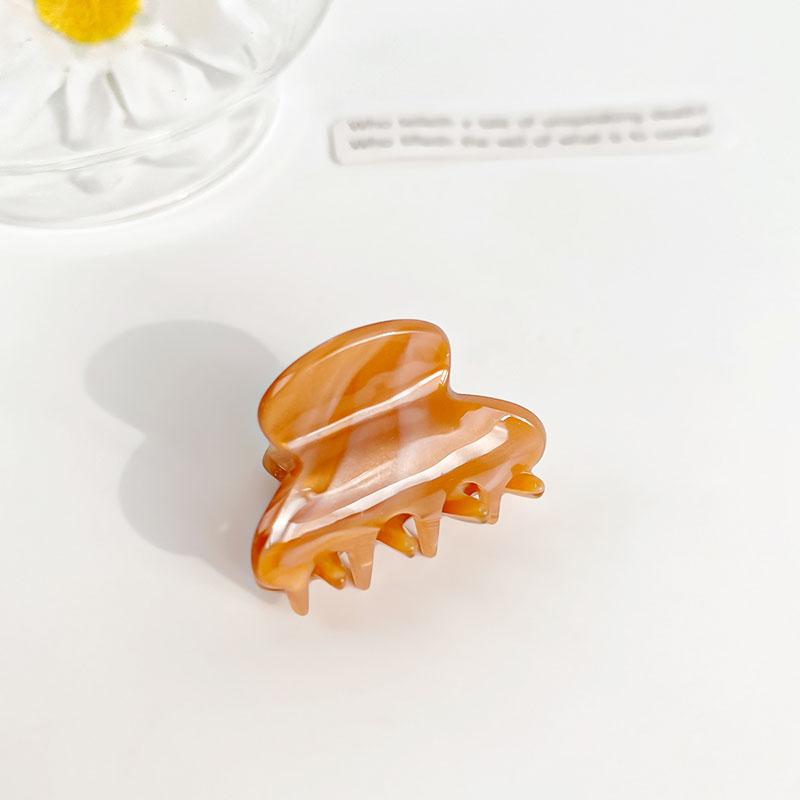 Sweet And Delicate 3CM Mini Arc Small Hair Clip Simple Colorful Acetic Acid Shark Clip Hair Accessories For Woman Girls