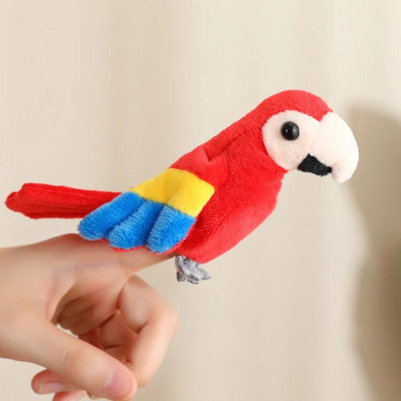 

9СМ Мини Пальчиковые Куклы Развивающие Игрушки Для Детей Ручные Мультяшные Птицы Морские Животные Плюшевая Кукла Ручные Куклы Рассказывать Истории Подарки