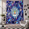 Arazzo da parete Manchester City Decorazione per la casa Tessuto da appendere a parete per camera da letto Soggiorno Sfondo