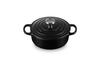 LE CREUSET Cocotte Japonaise Cast Iron Enamel Pot, 18 Cm, Matte Black, Gas, Induction, and Oven Compatible [Official Japanese Product]