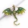 Creative Simulation Dragon Colorful Hand Drawn Metal Brooch for Women Men Stylish Lapel Pins Jewelry Accessories Gift 1PC