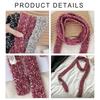 Knit Scarf for Women Long Skinny Belt Necktie Neck Scarf Girls Photo Props Long Neckerchief Skinny Scarf Necktie