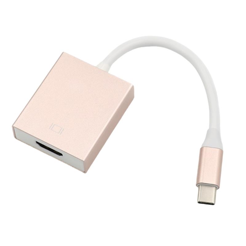 Aluminum USB C To Hdmis Converters Adapter Supports 4K Output for Smartphone Tablets Laptop To TV Monitors Connection