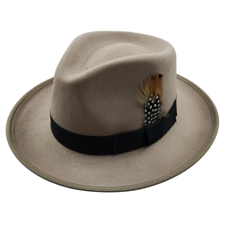 Stylish Wide Border Hat Sun Protecting Fashionable Hat British Styles Hat for Holiday Celebrations