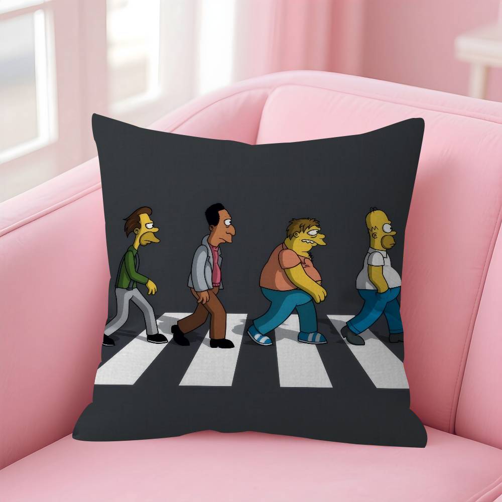 Cartoon The Movie SSimpsons Cushion Cover Decorative Pillow Sofa Home Decor Case Pillow Cases