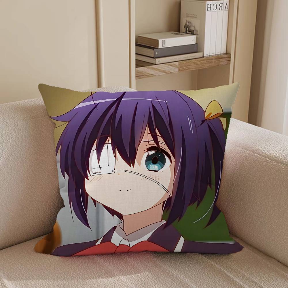 Chuunibyou R-Rikka TakanashiS Cell Pillow Case Removable Washable Cushion Cover – All-Season Soft Linen