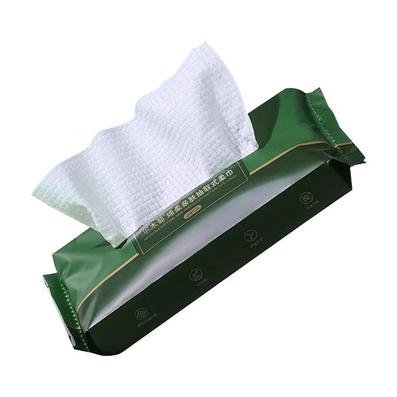 Ermutao jednorázové ručníky na obličej s perleťovým vzorem – 20 zesílených ručníků cestovní velikosti