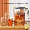 Convenient Water Kettle with Filter Cold Kettles Large Capacity Fruit Teapots Bucket Plastic Material Suitable for Travel