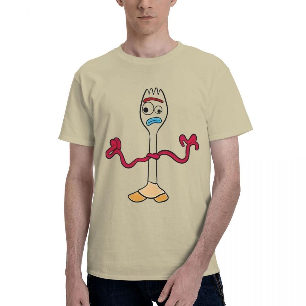 Toye Storey 4 Forky 100 Cotton Casual Breathable Confortable Cute Funny TShirt For Men Mens Wear