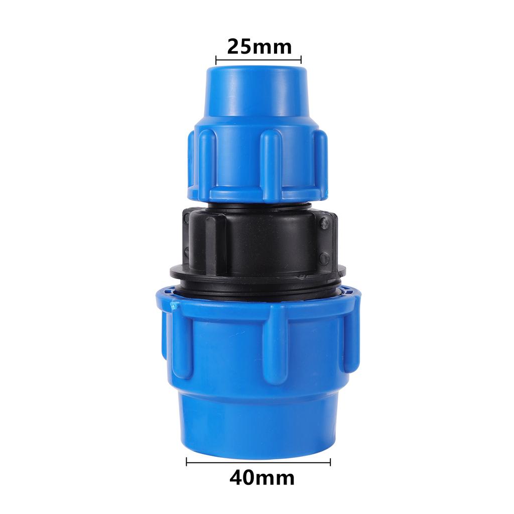 20/25/32/40/50mm PVC PE Tube Tap Water Splitter Quick Reducing Connector Garden Agriculture Irrigation Water Pipe Fittings 1Pc