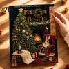 Easy Art Projects Christmas Faux Pearl Painting Kit, Santa Reindeer DIY Creative Winter Decor 3D Angel Wall Craft Kit for Adults, Festive Home Holiday
