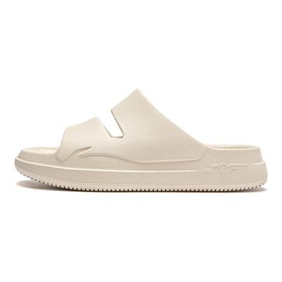 Li Ning Soft Clap Versatile Outdoor Comfortable Trendy Breathable Lightweight Thick Sole Height Increasing Non-Slip Durable Slide Sandals AGAU005-3