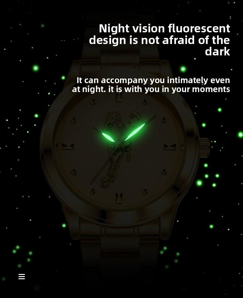 OPK Brand Watch Is A Success, Relief Surface Quartz Watch, Men's Watch, Men's Watch