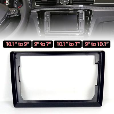 2 DIN 9 colių 10 colių iki 7 colių automobilio centrinės konsolės radijo rėmelis, tinkamas visiems automobilių modeliams, DVD radijo priekinis skydelis, prietaisų skydelis, Android sistema