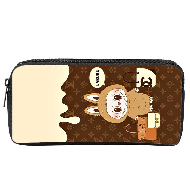 Pencil Case Student Children's Stationery Bag 3D Cartoon Printing Pencil Bag Single Layer Pencil Bag Large Capacity