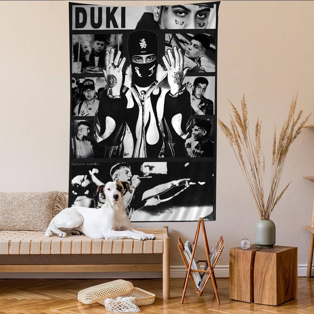 Rapper Duki Hippie Wall Hanging Tapestries Bohemian Wall Tapestries Mandala INS Home Decor