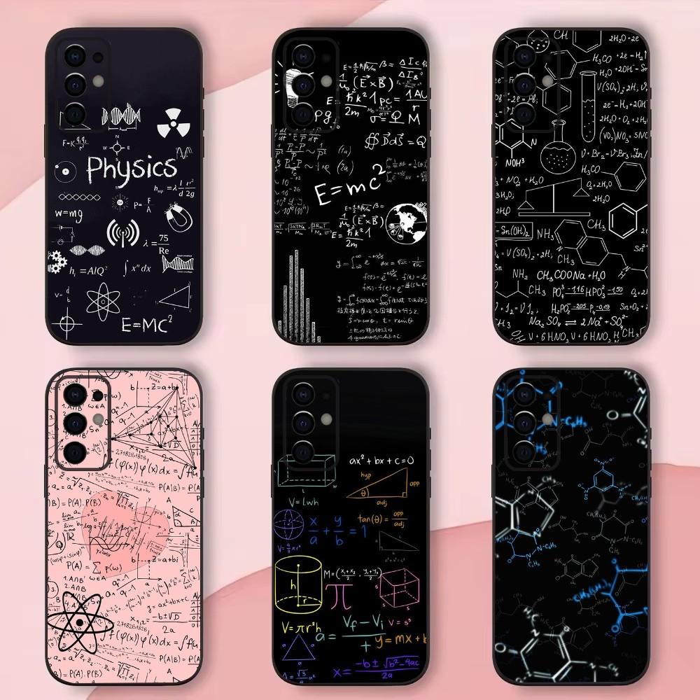 physics Chemical math formula Phone Case For Samsung S24,S21,S22,S23,S30,Ultra,S20,Plus,Fe,Lite,Note,10,9,5G Black Soft Shell