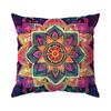 Vibrant Mandala Cushion Pillowcase Printed Polyester 40/45/50cm Throw Pillowcover Decorative Sofa Cushion Pillowslip Home Decor