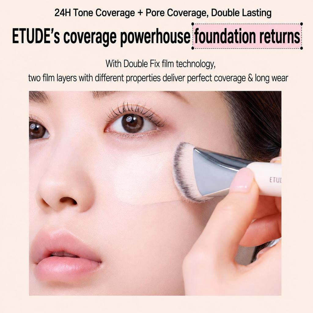 ETUDE HOUSE Double Lasting Foundation 30g (5 Color Options)