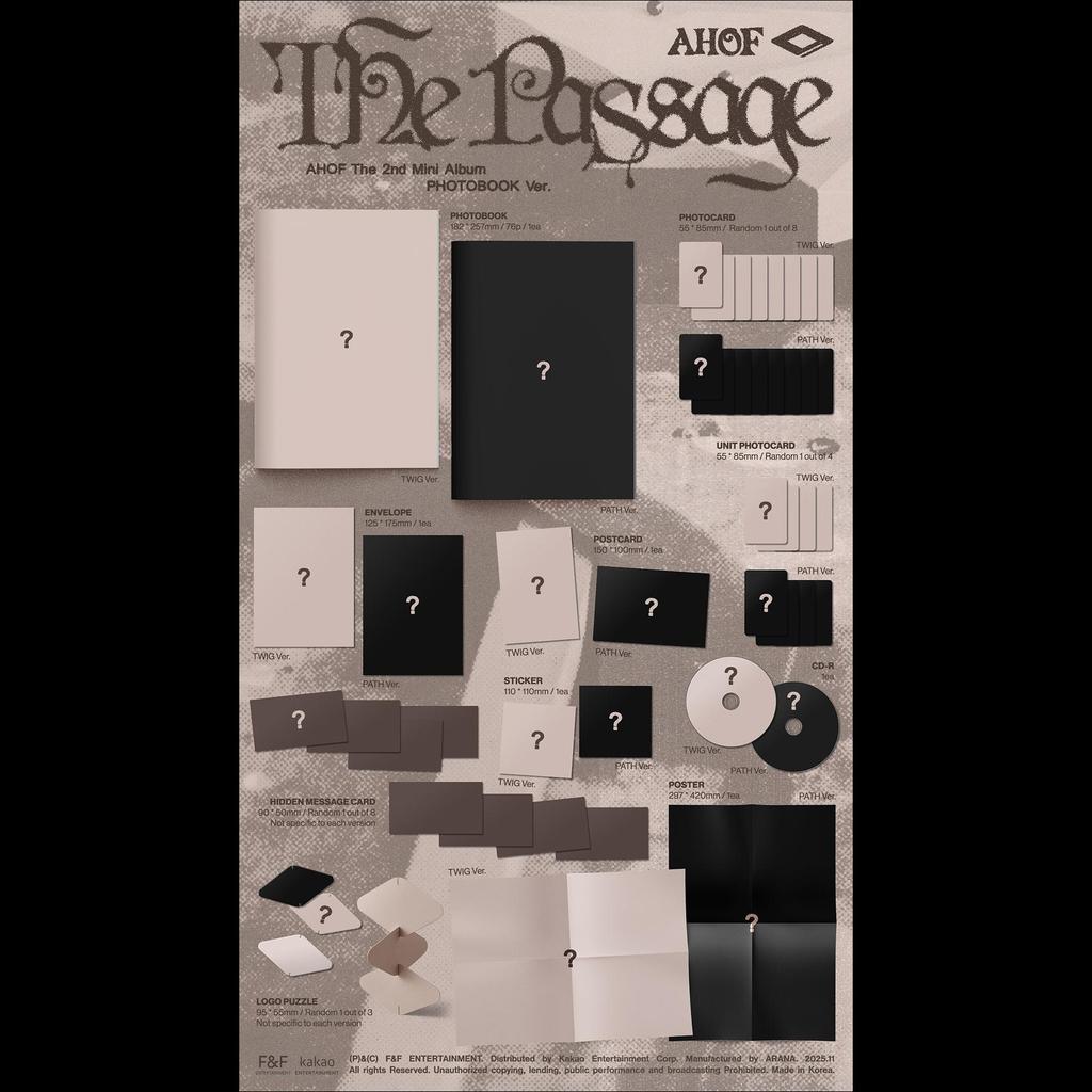 [Pre-order] AHOF [The Passage] PHOTOBOOK Ver. + Free Gift