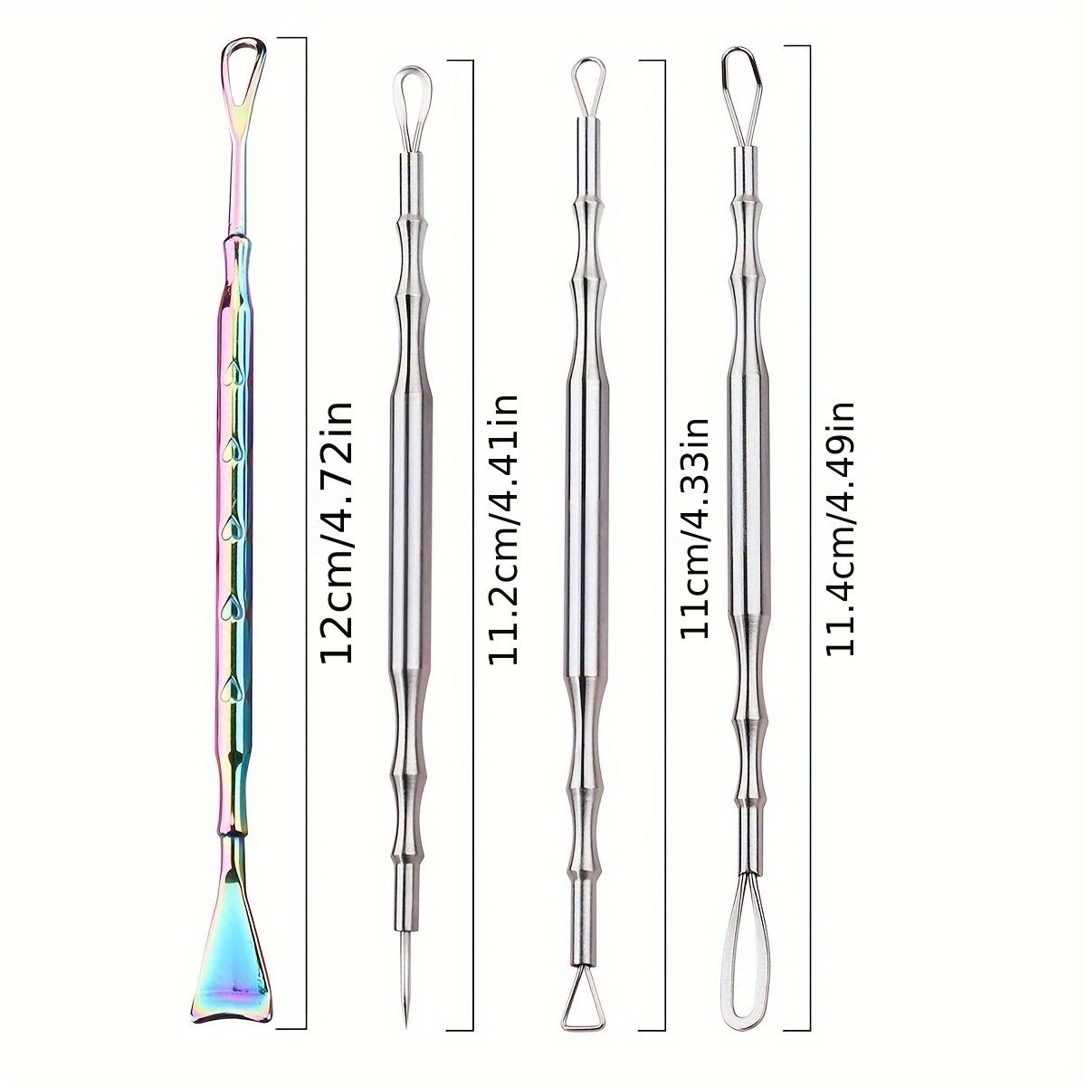 

Иглы из нержавеющей стали для удаления угрей, выдавливания и ковыряния прыщей, набор для выдавливания и удаления прыщей.
