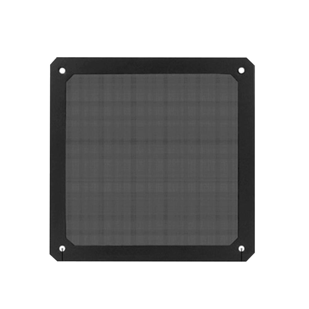 

8/9/12/14cm Magnetic Frame Dust Filter PC Fan Cleaner Dust-proof Mesh Cover Net Guard with Hole For PC Computer Case Cooling Fan Black 12cm