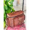 Goat Leather Warranty Bag Camera Classic Bag Padded Satchel Bag