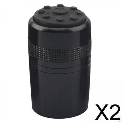 2xFishing Rod Butt Cap Fishing Pole End for Repair Accessories Black 24.5mm