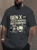 Retro Gen X Memories Graphic TShirt 100 Cotton ONeck Short Sleeve Summer Casual Unisexs Tshirt Streetwear