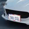 Durable License Plate Holder 2Pcs US Flag Frame Holder, Patriotic Car Tag American Star Stripes Covers, Auto Accessories