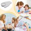 Multiple Compartments Painting Palette Reusable Paint Pigment Tray Color Mixing Pallet  Student