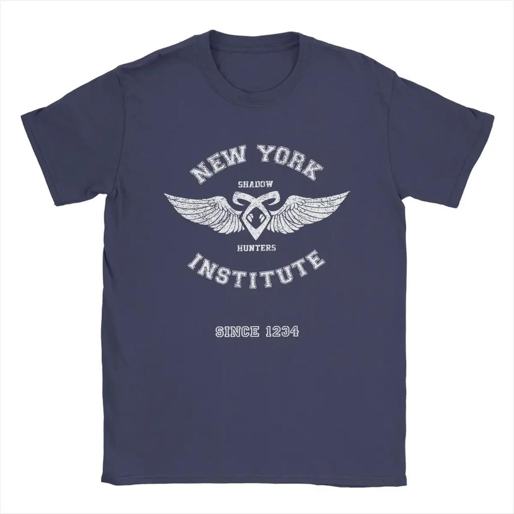 Hipster Shadowhunters T-Shirts Men Crewneck Pure Cotton T Shirt Short Sleeve Tee Shirt Unique Clothing