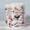 Japan-made mug sushi kanji toppings yunomi design ceramic coffee cup Japanese souvenir tradition tourism memorabilia interesting goods gift