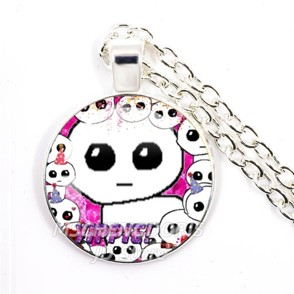 TBH Autism Creature Yippies Creative Funny Yippee Meme Cartoon Glass Cabochon Pendant Necklace Charm Jewelry Gift Jewelry