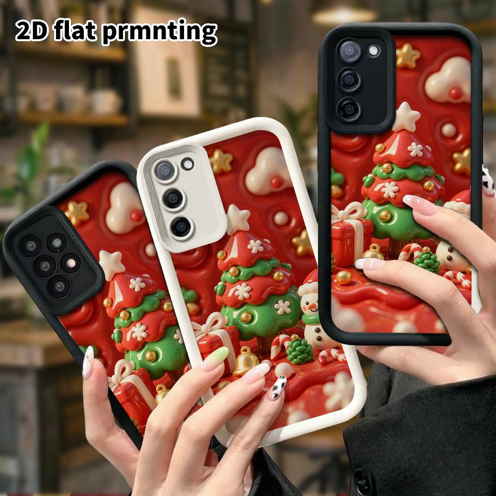 Phone Case: 2D Flat, Suitable for Samsung Galaxy A34 A35 M05 M06 S20 S22 S21 FE Plus 5G Protective Case, Christmas-themed Set, Perfect Holiday Gift Fo