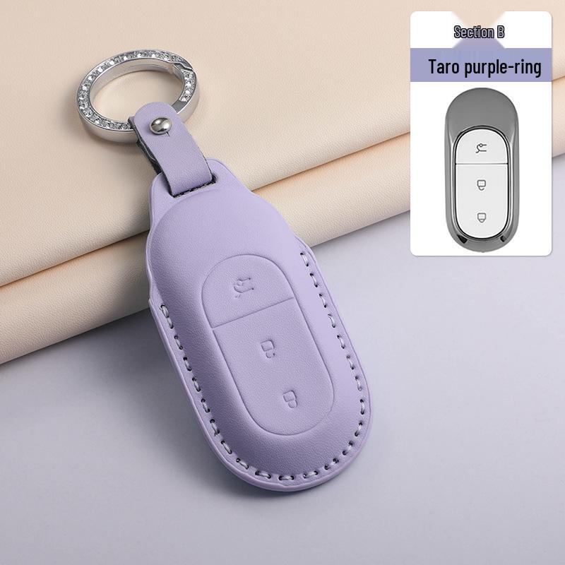 

Leapmotor C11/T03/C01 Key Case 2024 Model - Full Coverage Protective Shell, High-Grade Texture, Blue, Unisex.