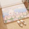 Bathroom Floor Mat Bathroom Anti Slip Quick Drying Foot Mat Entrance Carpet