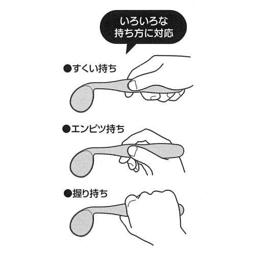 Skater Easy-Scoop Curved Neck Spoon, Cream, STCS1