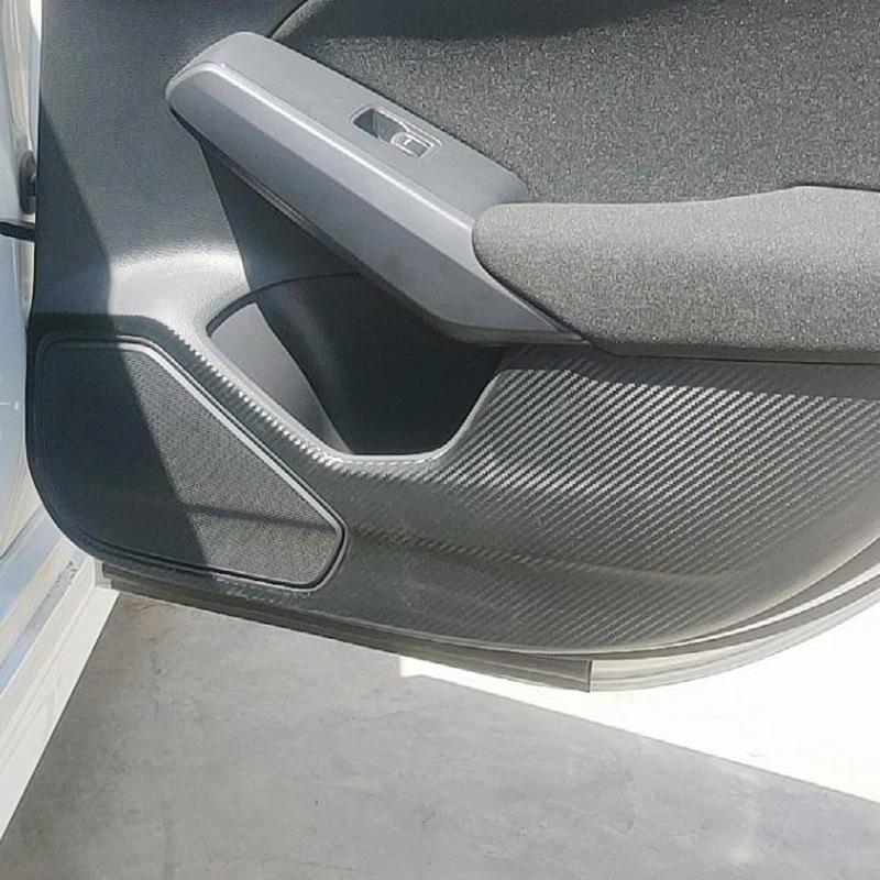 11. Generation Civic Carbon Fiber Anti-Kick Türpolster Stilvoller Innenraumaufkleber