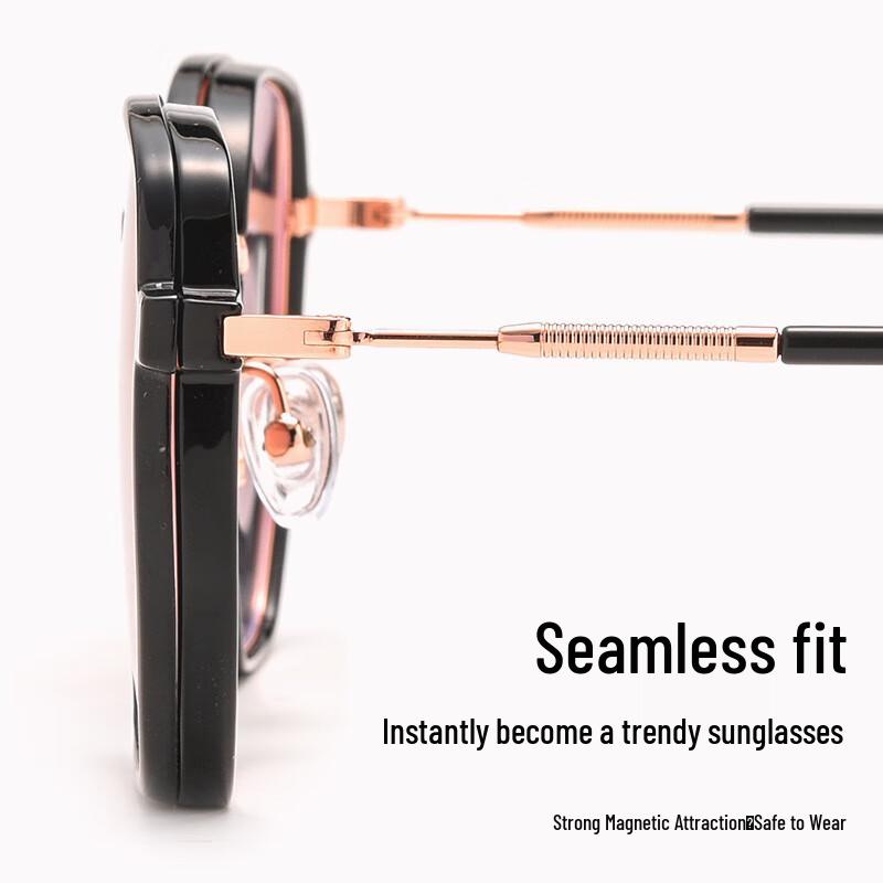 Magnetic Clip-On Polarized Sunglasses for Myopia Glasses