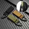 Durable Nylon Webbing EDC Equipment Keychain Carabiners Hang Buckle Strap Belt Clips