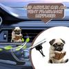 Car Air Freshener Vent Clip Car Vent Clips Pug Fragrance Diffuser Vehicle Accessories Cute Decor Odor Eliminator Long-Lasting