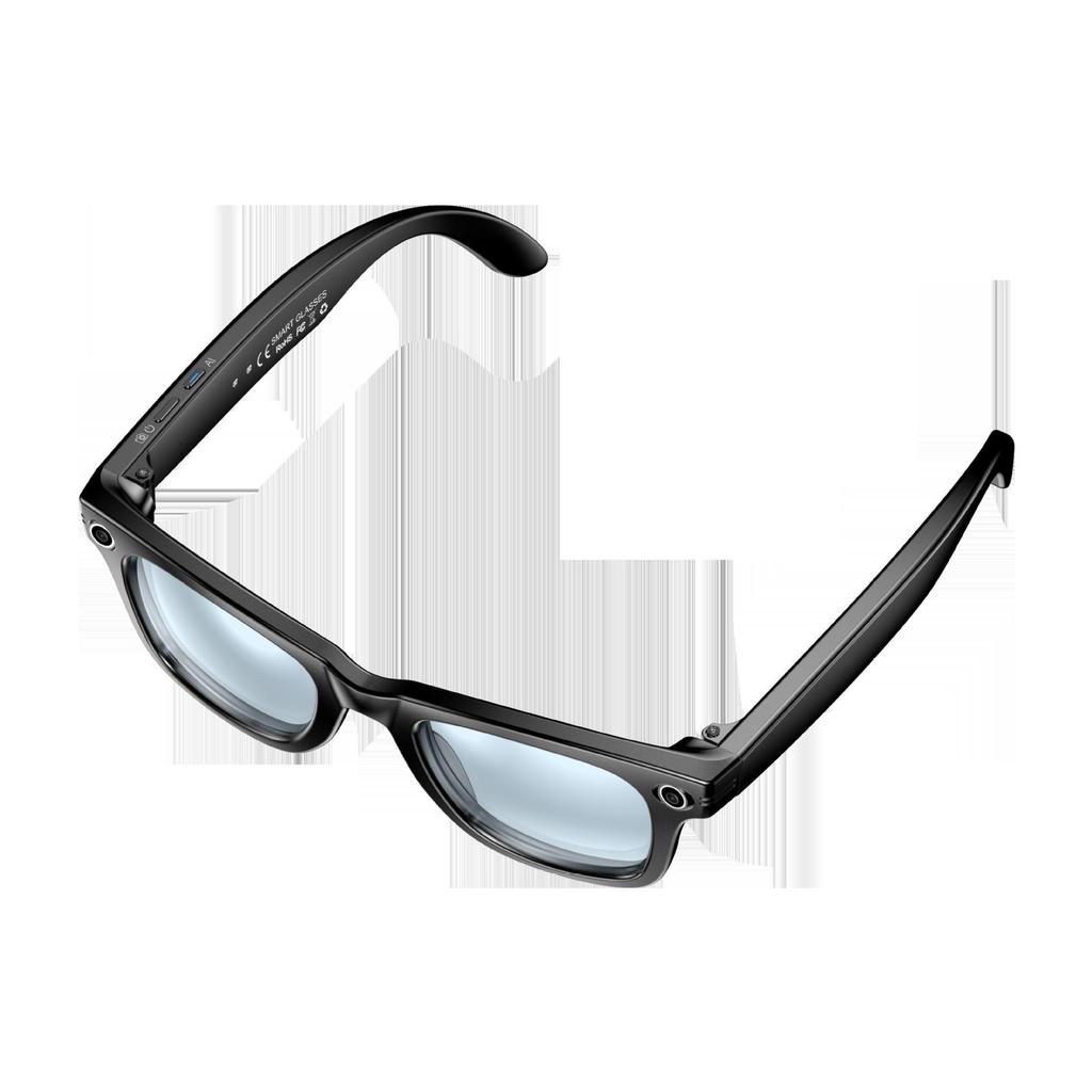 AI Smart Glasses: Video Recording, Bluetooth Audio, Call Support, 8MP Camera, Auto Translation, Color-Changing.