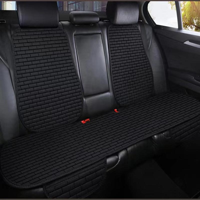 Cuscino Traspirante per Sedile Auto con Imbottitura Morbida in Lino e Supporto Antiscivolo Perfetto per la Guida Quotidiana e i Lunghi Viaggi su Strada