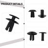 20mm Collar Clips Black Door Trim Clips Lining Trim